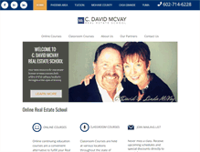 Tablet Screenshot of cdavidmcvayschool.com